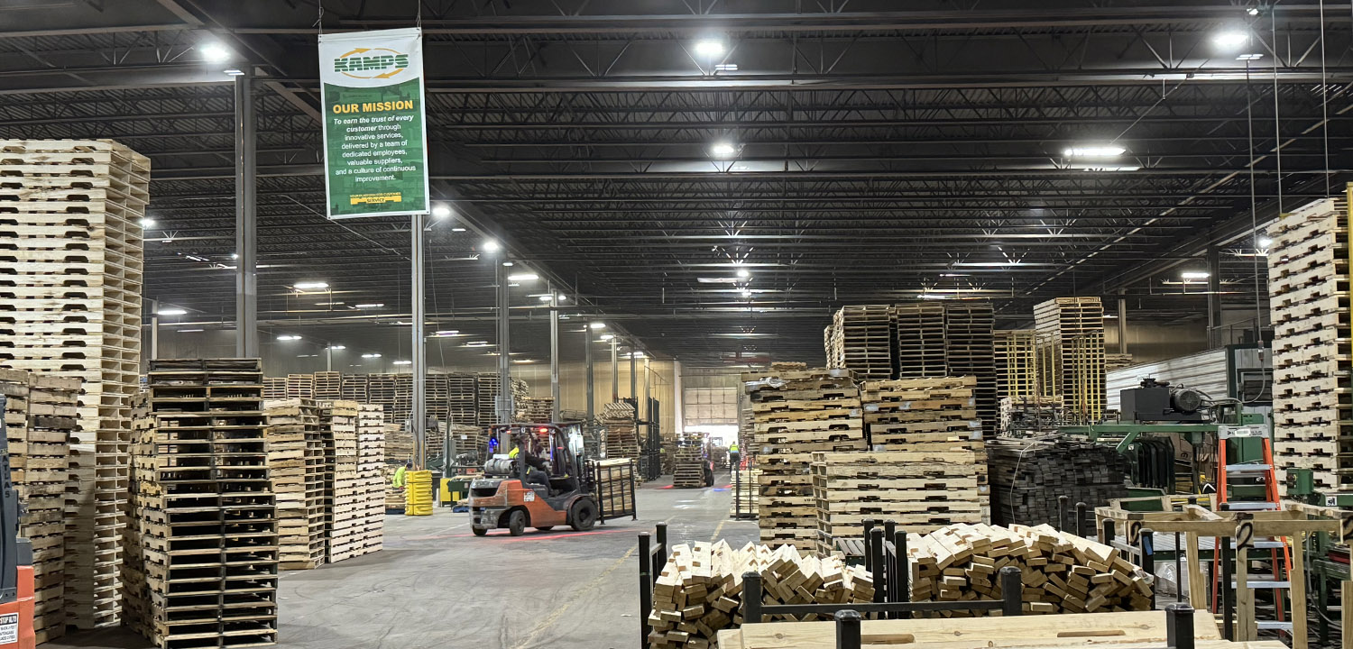 Warehouse LED lighting installation Minneapolis
